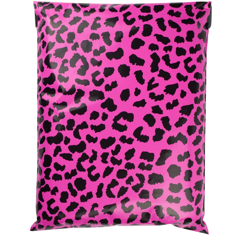 Inspired Mailers - Poly Mailers 10x13-100 Pack - Hot Pink Cheetah - Shipping Bags for Clothing - Large Mailing Envelopes - Shipping Envelopes - Mailing Bags - Package Bags - Image 4